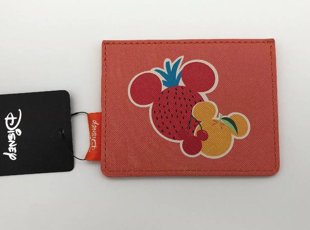 Loungefly Disney Mickey Mouse Spring Fruits Cardholder ID Wallet